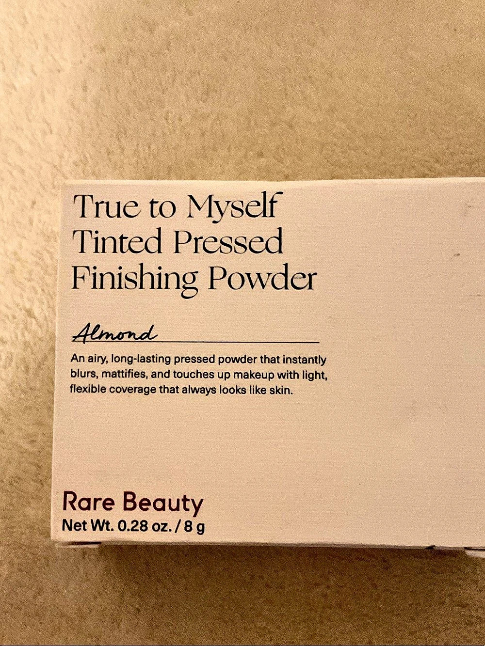 Rare Beauty True to Myself Tinted Pressed Finishing Powder Almond Pressed Powder
